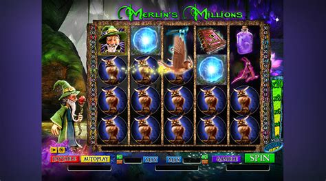 Merlin’s Millions Super Bet Slot Game .